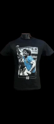 REMERA - MARADONA   MEXICO 86 - HOMBRE - NEGRO