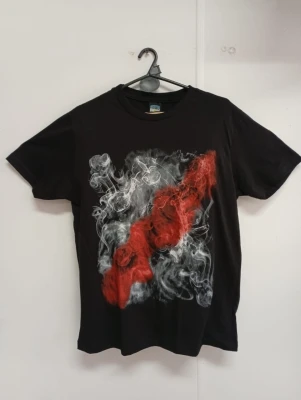 REMERA - BANDERA RIVER  - HOMBRE - NEGRO