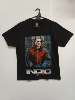 REMERA - INDIO ARGENTINA - HOMBRE - NEGRO