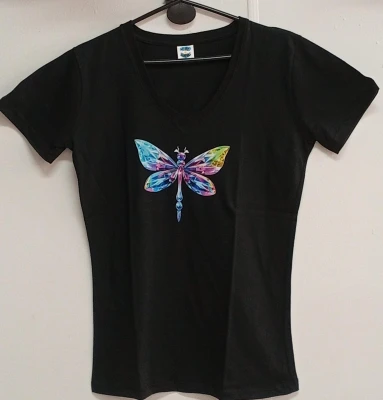 REMERA - MARIPOSA - MUJER - NEGRO