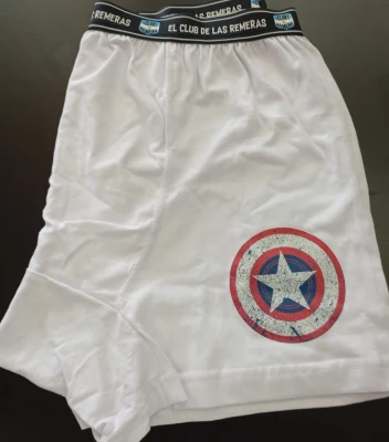 BOXER CAPITAN AMERICA-HOMBRE-BLANCO