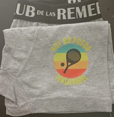 BOXER PADEL-HOMBRE-GRIS