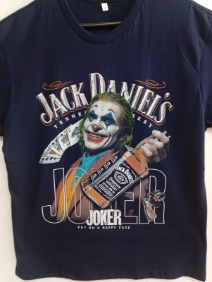 REMERA - GUASON JACK DANIEL  - HOMBRE - AZUL
