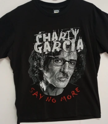 REMERA - CHARLY GARCIA - HOMBRE - NEGRO