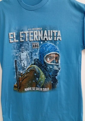 REMERA - ETERNAUTA - HOMBRE - CELESTE