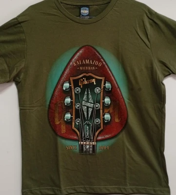 REMERA - GUITARRA GIBSON - HOMBRE - VERDE