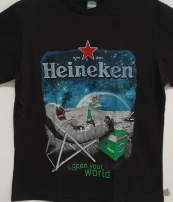 REMERA - HEINEKEN - HOMBRE - NEGRO
