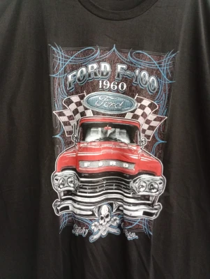 REMERA - FORD F100- HOMBRE - NEGRO