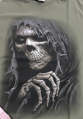 REMERA - CALAVERA OJO  VERDE - HOMBRE - VERDE