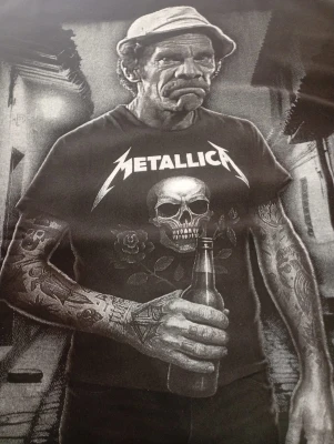 REMERA - METALLICA DON RAMON - HOMBRE - NEGRO