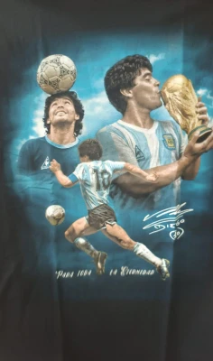 REMERA - MARADONA PARA TODA LA ETERNIDAD - HOMBRE - NEGRO