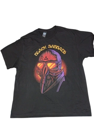 REMERA - BLACK SABBAT mascara- HOMBRE - NEGRO