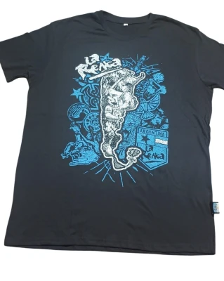 REMERA - LA RENGA ARGENTINA- HOMBRE - NEGRO