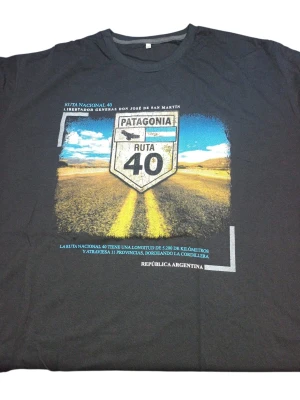 REMERA - RUTA 40 PATAGONIA - HOMBRE - NEGRO