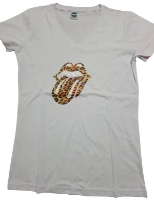 REMERA - LENGUA STONE ANIMAL PRINT - MUJER - BLANCO