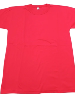 REMERA - LISA - HOMBRE - ROJA